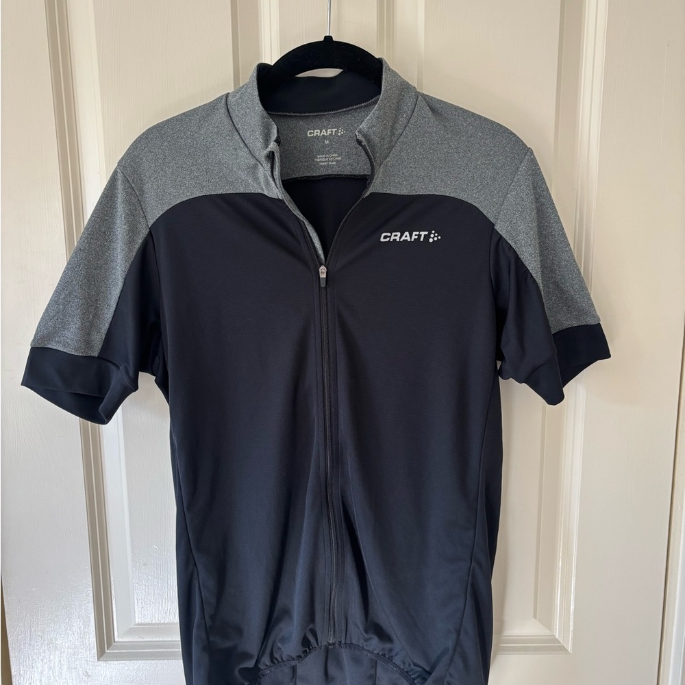 Craft Men's Cycling Jersey in Black and Gray